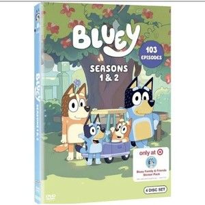 Bluey Seasons 1 and 2 Exclusive DVD Set  103 Episodes  SEALED! NEW!